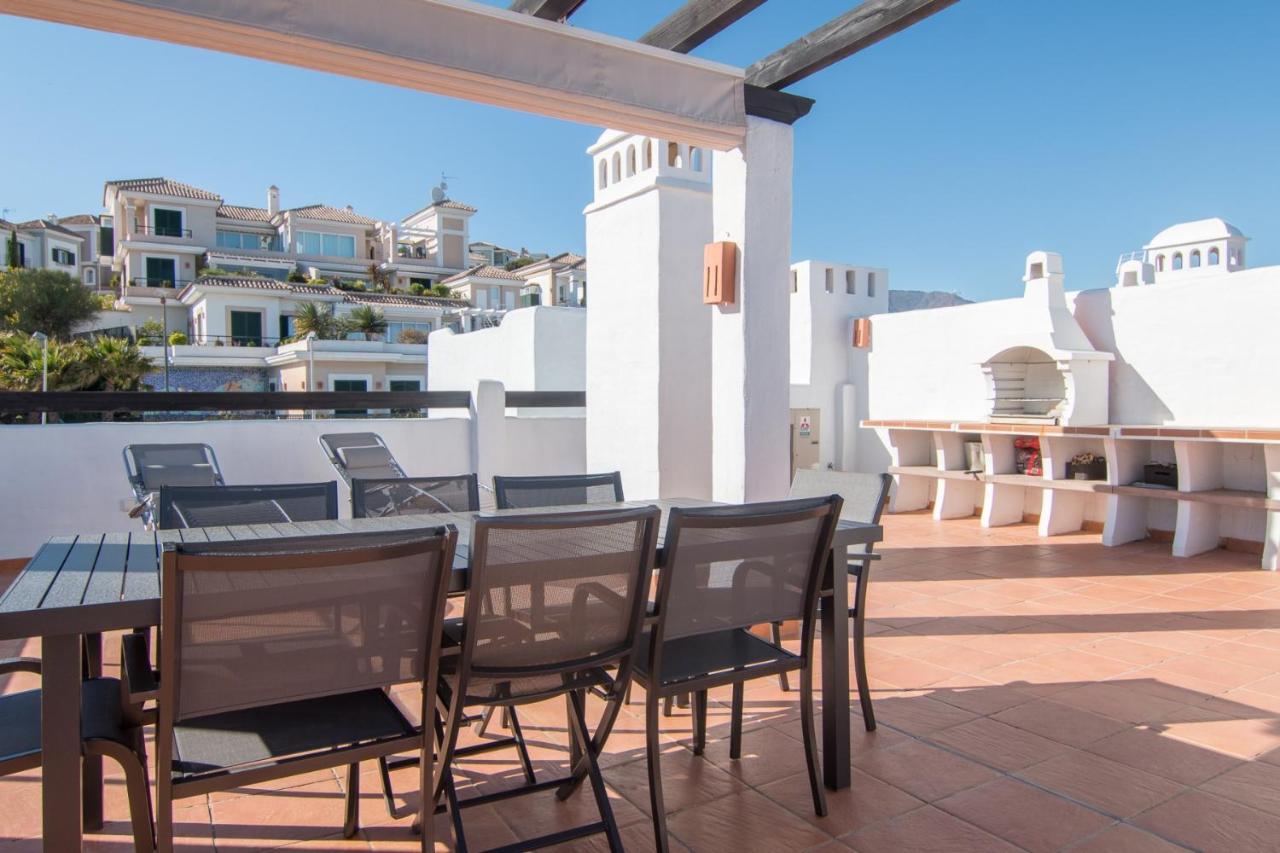 2186-Luxury Sea View Penthouse In Casares Costa Apartamento Exterior foto