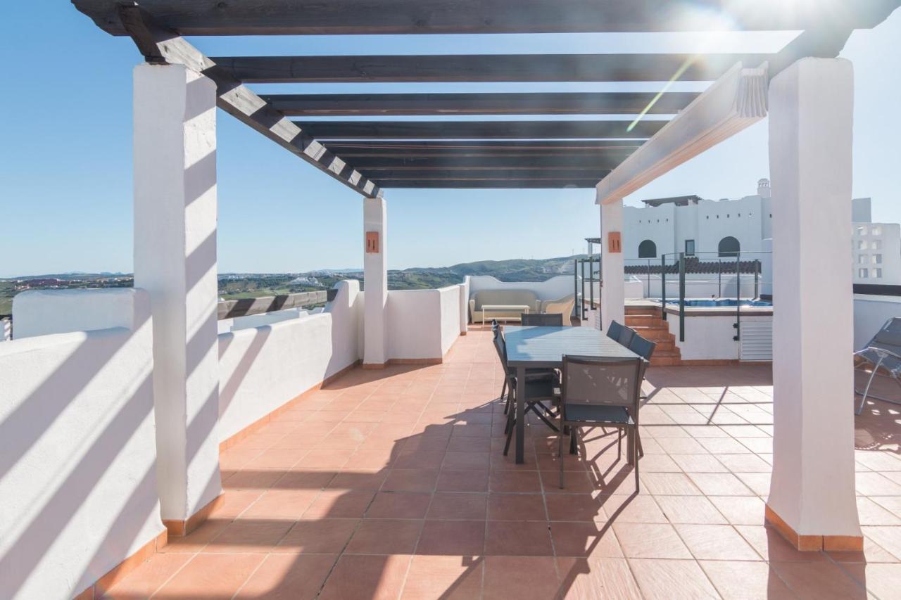 2186-Luxury Sea View Penthouse In Casares Costa Apartamento Exterior foto