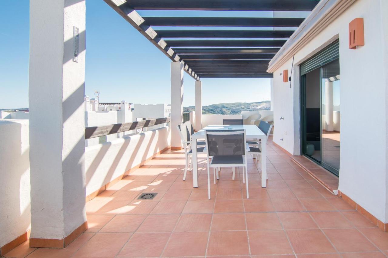 2186-Luxury Sea View Penthouse In Casares Costa Apartamento Exterior foto